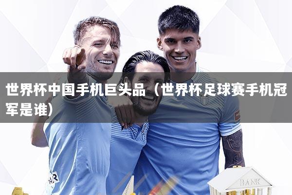 世界杯中国手机巨头品（世界杯足球赛手机冠军是谁）