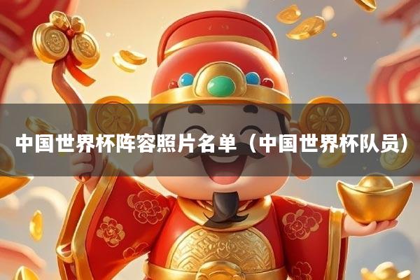 中国世界杯阵容照片名单（中国世界杯队员）